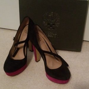 Vince camuto suede Mary Janes